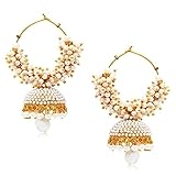 Bollywood Style Party Wear Traditional Indian Jewelry Gold tone Jhumki Jhumka Earrings for Women