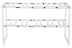 Expandable Cabinet Shelf Organizer | 2-Layer Expandable Storage Rack,Under Sink Organizer Cabinet Shelf - for Pantry Cupboard