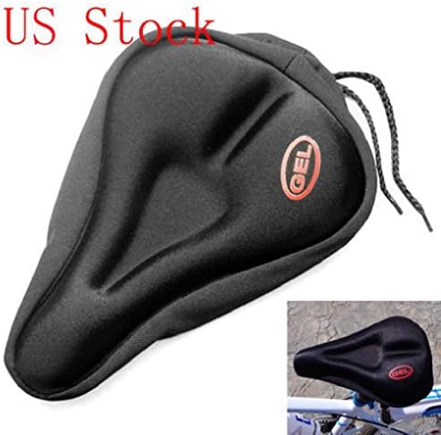 Secret Doll New Bike Bicycle Cycle Extra Comfort Gel Pad Cushion Cover for Saddle Seat Comfy