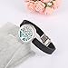 HOUSWEETY Aromatherapy Essential Oil Diffuser Bracelet-Stainless Steel Locket Pendant,11 Refill Pads(Non-engraving)
