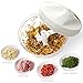 Manual Food Chopper-LOVKITCHEN Compact and Powerful Hand Held Vegetable Chopper/Mincer/Blender to Chop Fruits/Vegetables/Nuts/Herbs/Onions/Garlics for Salsa,Salad,Pesto,Coleslaw,Puree (S)