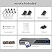 DEFEWAY 8 Channel Security Cameras System with 1080N AHD Audio DVR,8pcs Wired Waterproof Outdoor/Indoor Bullet Surveillance Cameras,1TB Hard Drive Included