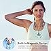 Bluetooth Headphones, Iqua Noise Cancelling Headphones, Neckband in-Ear Wireless Headphones, Waterproof IPX7 Earbuds, Magnetic Wireless Earphones with Mic, 10H Playtime, for Running/Sports