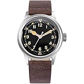 PRAESIDUS | A-11 Service Watch - Men's Wrist Watches - A11, Military - 38/42mm, Assembled in The USA | Automatic, WW2, Gifts for Men