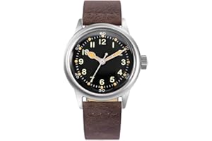 PRAESIDUS | A-11 Service Watch - Men's Wrist Watches - A11, Military - 38/42mm, Assembled in The USA | Automatic, WW2, Gifts 