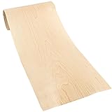 Maple Wood Veneer Sheet - 10ft x 10in, Flexible