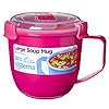Sistema-Large-Soup-Mug-to-Go-900-ml-Assorted-Colours Sistema Microwave Soup Mug, Large | 900 ml Microwave Food Container with Steam-Release Vent | BPA-Free | Assorted…