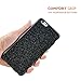 HESPLUS iPhone 6 / iPhone 6S Case Cover, Glitter Bling Anti-Shock Soft Gel Flexible TPU Rubber Case for iPhone 6 / iPhone 6S 4.7 Inch - Black