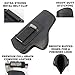 ComfortTac The Protector Leather IWB Holster | Compatible with Most 1911 Style Handguns | Compatible with Springfield, Kimber, Colt, Smith & Wesson, Sig Sauer, Ruger, Remington, and More Black