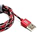 Mobile Undead [Apple MFi Certified] Lightning to USB-A Braided Cable, 5 Feet for iPhone 14/13/12/11 Pro Pro Max Plus Mini XS XS Max XR X 8 8 Plus 7 7 Plus iPad Pro Air Mini iPod (Vampire)