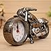 SEAHOME Creative Motorcycle Train Model Alarm Clock Motorbike Decoration Table Desk Time Clock Birthday Gift