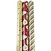 JAM Paper Assorted Gift Wrap - Christmas Kraft Wrapping Paper - 125 Sq Ft Total - Kraft Christmas Set - 5 Rolls/Pack
