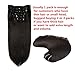 Lovbite Human Hair Clip in Extensions Double Weft 14Inch 100g 7Pcs Clip in Human Hair Extensions Straight Real Hair Natural Black Clip in Hair Extensions Grade 8A 16Clips ins for Women