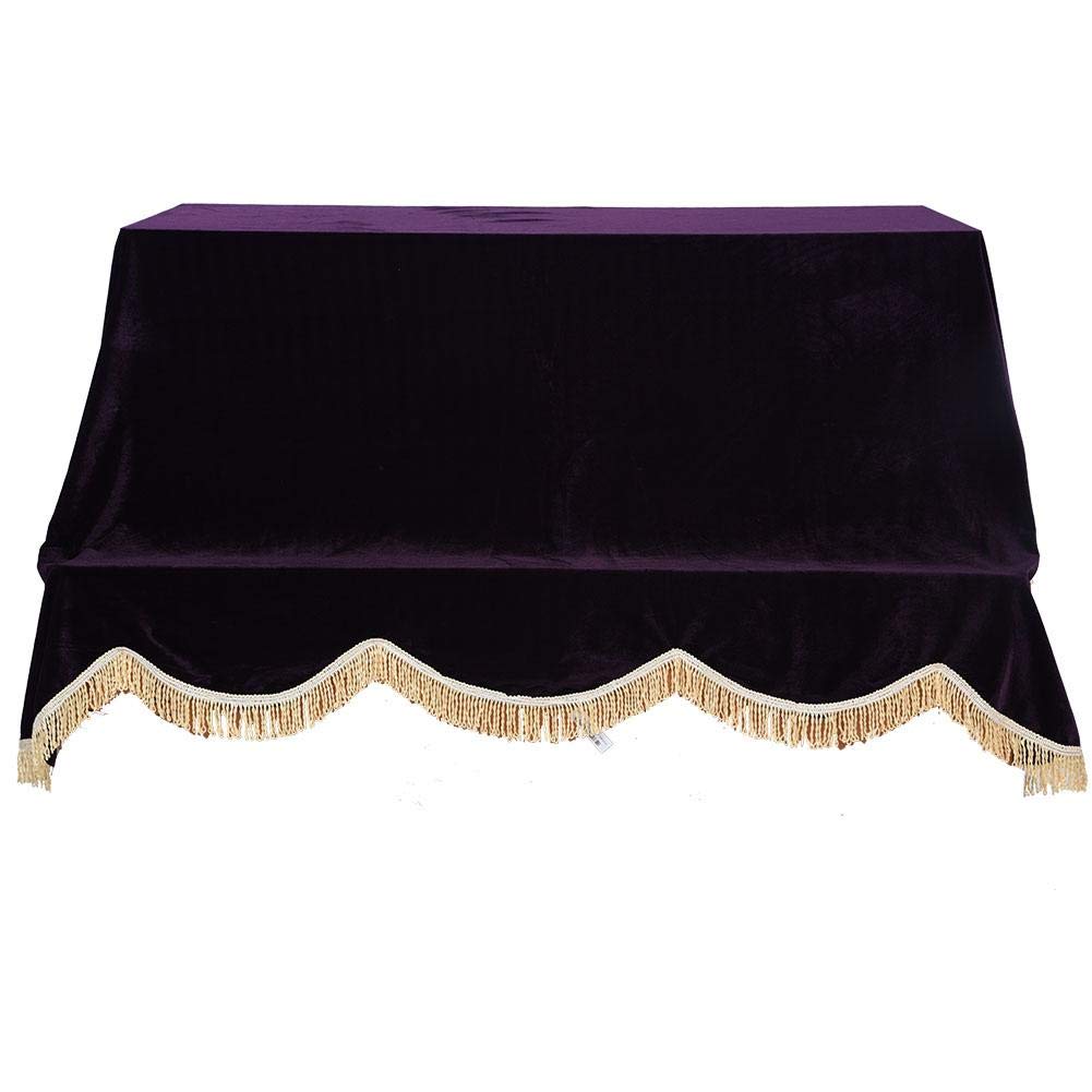 Photo 1 of Bnineteenteam Full Piano Dust Proof Cover,Piano Protective Cover Pleuche Cloth Accessory for Universal Upright Piano (Blue) Playing Accessories