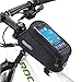 COTEetCI Bicycle Frame Front Tube Beam Bag Transparent PVC Cycling Pannier Pouch Basket for 5.7 inch Mobile Phone Screen Touch Holder