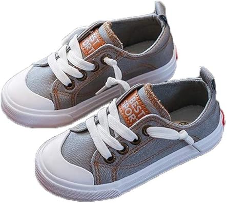 Amazon 子供用 スニーカー キッズ 女の子 男の子 無地 キャンバス生地 ノーブランド品 シューズ バッグ