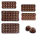 Chocolate Silicon Molds Cake Decorating - Set Of 5 Chocolate Molds - Best For Cake Decorations, Chocolate Candy Molds, Silicone Mold, Hard Candy Molds, Jello Shot Molds