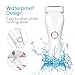 Electric Women Shaver – Waterproof Hair Removal Body Trimmer Lady Shaver For Arms, Underarm Legs, Bikini Trimmer, Use Wet & Dry, IPX7 Battery Operated Women Hair Remover Razor For All Skin Types