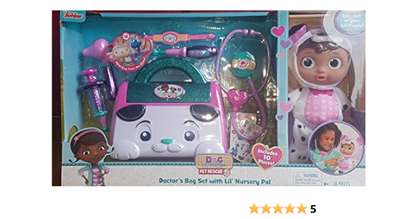 doc mcstuffins pet rescue bag set
