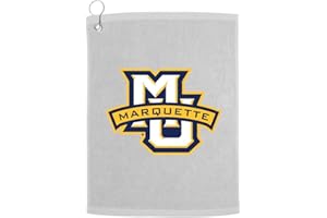 Sport Your Gear Marquette Golden Eagles Prime Logo Golf Bag Towel with Grommet White