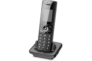 Poly VVX D230 DECT Phone Handset and Charging Cradle with Power Supply - Cordless - DECT - 8 x Total Number of Phone Lines - 