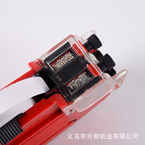 Tamicy MX-6600 Double Row Price Tag Label Gun (Red) - Thumbnail 2