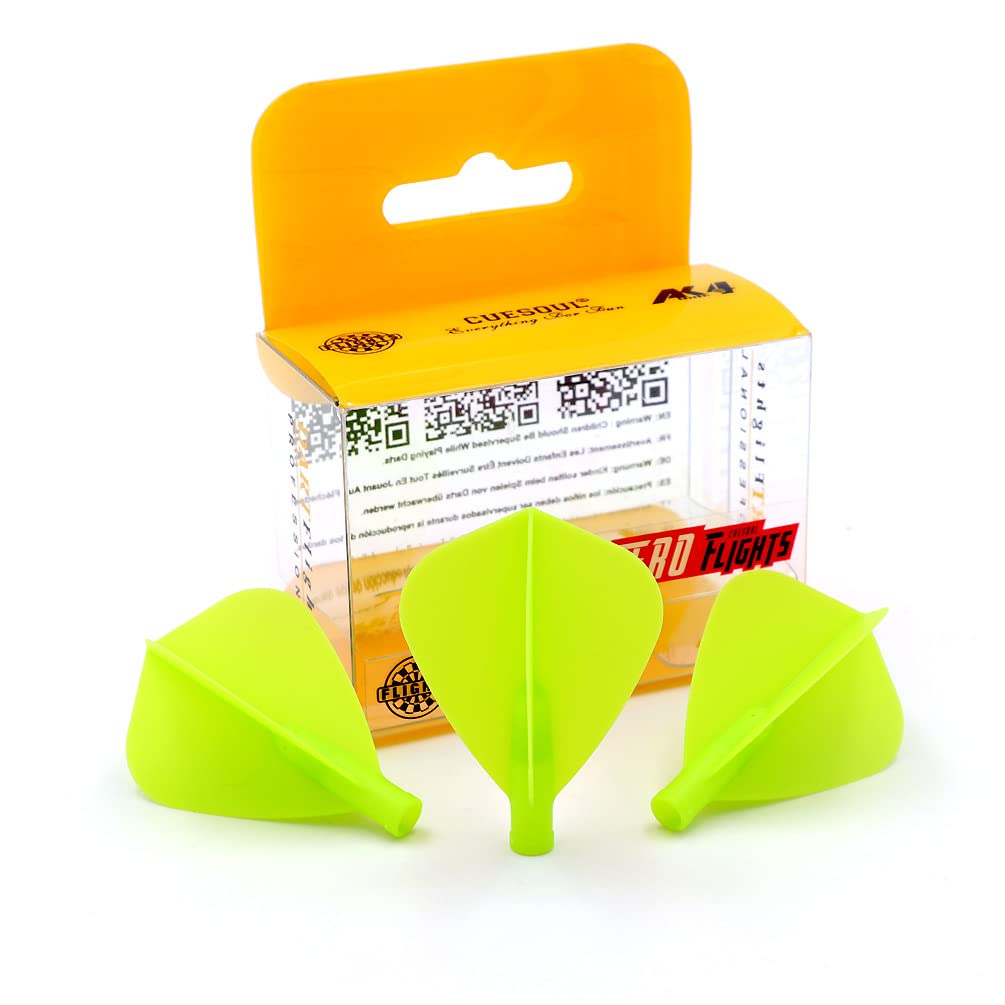 CUESOUL TERO AK4 Dart Flights kite shape,Set of 3 pcs