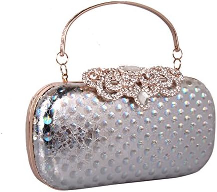 FYios Caja Dura un Bolso de Mano Bolso de Cuero con una ...