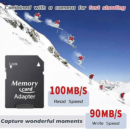 1 Set MicroSDXC MicroSD Card 512GB with Adapter,Full HD & 4K UHD Card Class10 U3 High Speed for Camera/Phone/Tachograph,Tablet and Drones