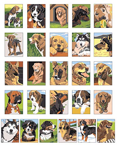 Creative Haven Dogs Color by Number Coloring Book (Creative Haven