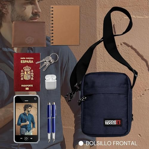 Coronel Tapioca - Malas Bandoleiras Masculinas - Malas Masculinas - Malas Bandoleiras Masculinas