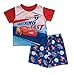 Disney Cars 3 Little Boys Toddler Poly Short Pajama Set (3T, Blue)