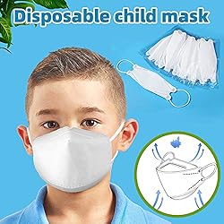50Pcs KF94 Fish Shaped Kids Masks, 4-Layer Face