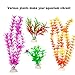 CousDUoBe 9 Pack Large Aquarium Plants Artificial Aquatic Plants, simulate Plants and Aquarium Landscape vividly (12inch) NTSthumb 3