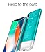 Spigen Classic C1 (10th Anniversary Limited Edition) [Retro] Designed for Apple iPhone X Case (2017) - Bondi Blue