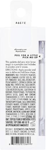 e.l.f. Bite-Size Brow Mini Quad Dark Brown 0.14 Oz Eyebrow Kit view 6