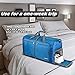 Gonex 80L Packable Travel Duffle Bag Foldable Duffel Bags for Luggage Gym Sports Camping Travelling Cycling Storage Shopping Water & Tear Resistant Blue