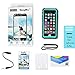 iPhone 6S Clear Waterproof Case, Easylife IP68 Certified Extreme Durable Shockproof Snowproof Full Sealed Perfectly Fit iPhone 6S/6 (Blue&Crystal)