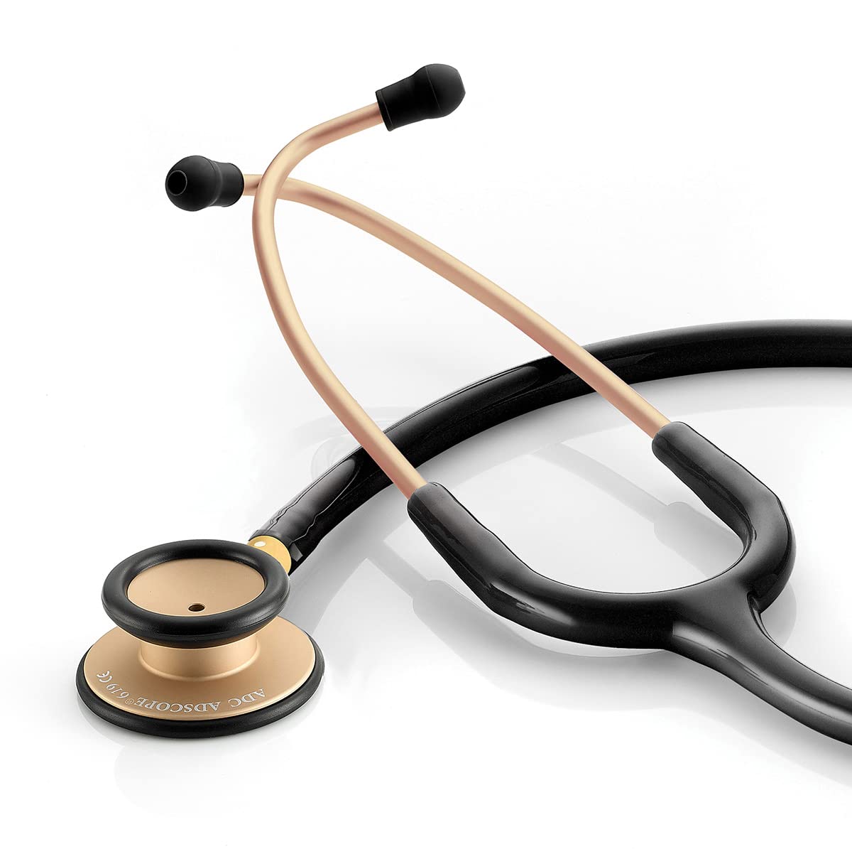 ADC Adscope 619 - Ultra-lite Clinical Stethoscope - Champagne/Black