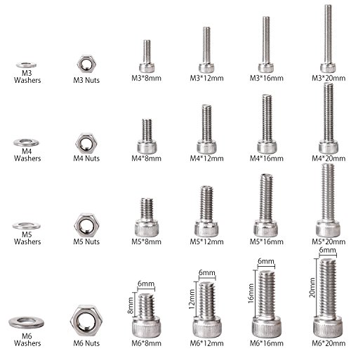 2 Stainless+Screws+Socket+Assortment+Storage