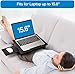 Adjustable Lap Desk – with 8 Adjustable Angles & Dual Cushions Laptop Stand for Car Laptop Desk, Work Table, Lap Writing Board & Drawing Desk on Sofa or Bed (Black with Mouse pad, 1 Pack)thumb 4