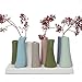 Chive - Pooley 2, Ceramic Flower Vase, 8-Tube Shape (Papaya, Yellow and Pink)