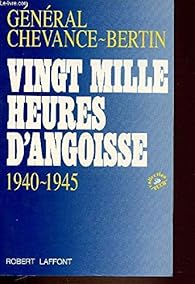 Book's Cover ofVingt mille heures d'angoisse 1940-1945