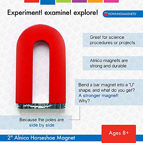 Dowling Magnets Alnico Horseshoe Magnet - 2 Inch High With Keeper