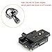 1/4''-20 D Shaft D-Ring Thumb Mounting Screw Adapter Threaded Stainless Steel Converter for DSLR Camera/Tripod/Monopod/QR Quick Release Plate-4 Pack