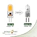 Classic Style Home 4 Watt G4 LED Light Bulb 2700K Warm White Dimmable Waterproof Bi-Pin Base 12V AC/DC T3 G4 40W LED Halogen Replacement 6Pack