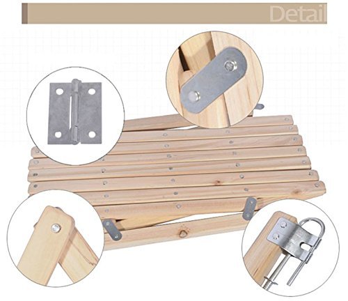 Withjenny Easy Swing and Lock Wood Gate (Small)