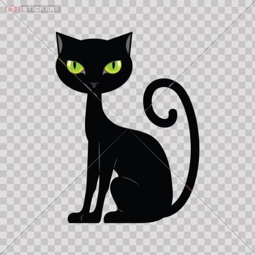 Decals Stickers Cat Car Window Wall Art Decor Doors Helmet Truck Motorcycle Note Book Mobile Laptop Glass Size: 5 X 3.7 Inches Vinyl color print