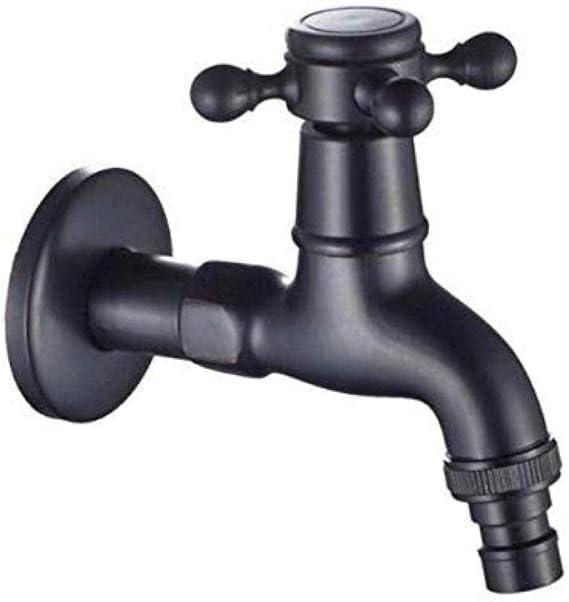 El grifo de la lavadora para exteriores con manija horizontal simple