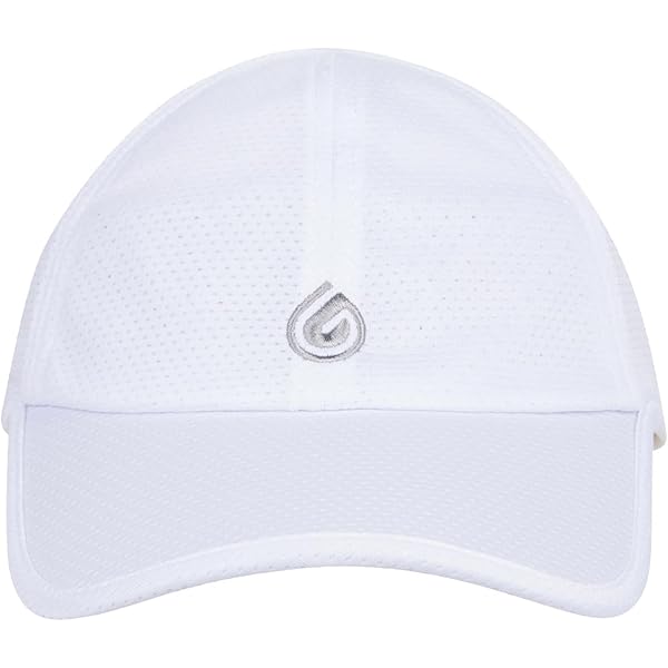 All White Hat Cap Style Curved Bill 6 Panel Adjustable